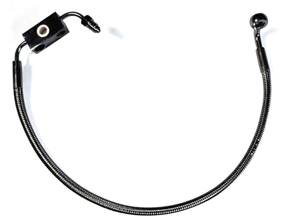 Stock Length Lower Front Brake Line - Black Pearl. Fits Sportster Seventy-Two 2014-2016