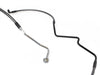 +2in. Over Length Lower Front Brake Line - Black Pearl. Fits Touring 2014-2023