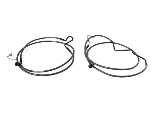 +4in. Over Length Lower Front Brake Line - Black Pearl. Fits Touring 2014-2023