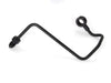 ABS Pump to Top Brake Line Adapter J-Hook - Black. Fits V-Rod 2008-2017.