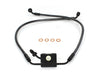 Stock Length Lower Brake Line - Black Pearl. Fits Fat Bob 2018-2024, Low Rider 'S' 2020up, FXDRS 2019-2020 & XL1200CX 2016-2021