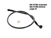 26in. Upper Front Brake Line with 10mm x 35 Degree Banjo - Black Pearl.
