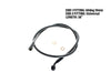 38in. Upper Front Brake Line with 10mm x 35 Degree Banjo - Black Pearl.