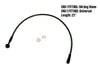 23in. Upper Front Brake Line with 10mm x 180 Degree Banjo - Black Pearl.
