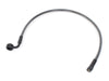 22in. Upper Front Brake Line with 12mm x 90 Degree Banjo - Black Pearl.