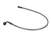 24in. Upper Front Brake Line with 12mm x 90 Degree Banjo - Black Pearl.