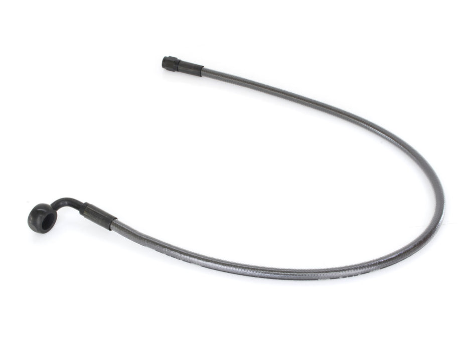 24in. Upper Front Brake Line with 12mm x 90 Degree Banjo - Black Pearl.