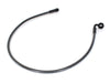 28in. Upper Front Brake Line with 12mm x 90 Degree Banjo - Black Pearl.