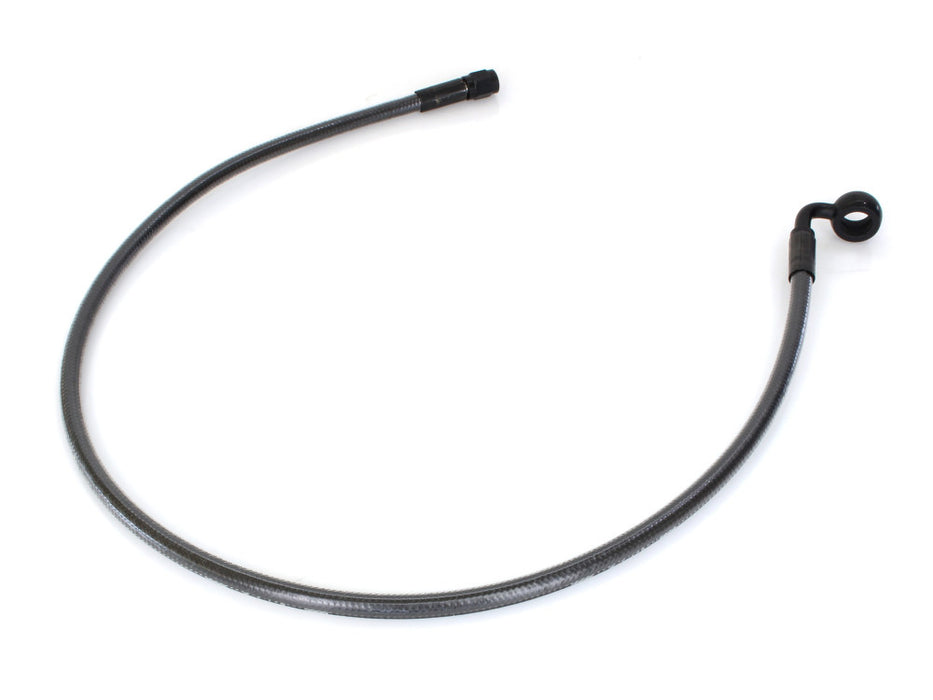28in. Upper Front Brake Line with 12mm x 90 Degree Banjo - Black Pearl.