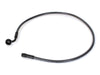 30in. Upper Front Brake Line with 12mm x 90 Degree Banjo - Black Pearl.