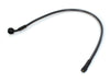 22in. Upper Front Brake Line with 12mm x 35 Degree Banjo - Black Pearl.