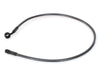 30in. Upper Front Brake Line with 12mm x 35 Degree Banjo - Black Pearl.