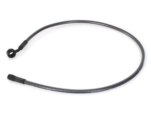 30in. Upper Front Brake Line with 12mm x 35 Degree Banjo - Black Pearl.