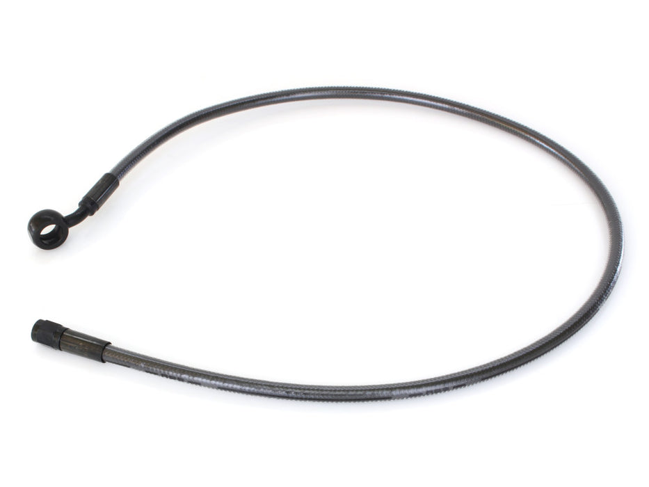 30in. Upper Front Brake Line with 12mm x 35 Degree Banjo - Black Pearl.