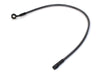 24in. Upper Front Brake Line with 7/16in. x 35 Degree Banjo - Black Pearl.
