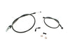 Black Pearl Cable Kit. Suits 12in. Ape Hangers on Softail Street Bob 2025up