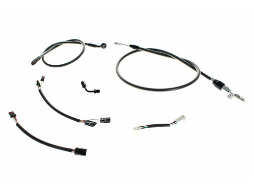 Black Pearl Cable Kit. Suits 12in. Ape Hangers on Breakout 2018-2024