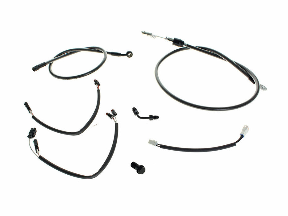 Black Pearl Cable Kit. Suits 14in. Ape Hangers on Breakout 2018-2024