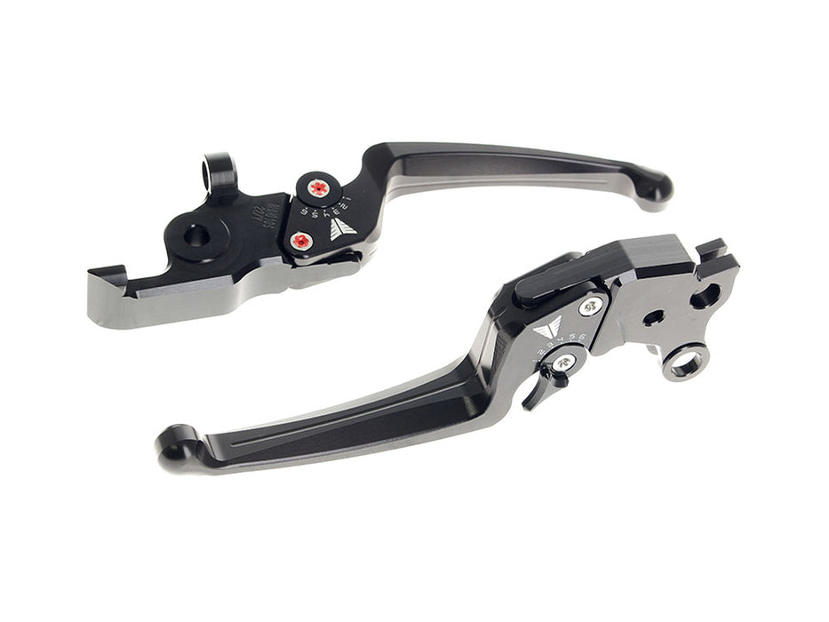 Adjustable Levers - Black. Fits CVO Touring 2023up & Street Glide & Road Glide 2024up