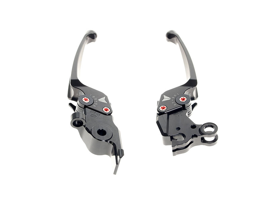 Adjustable Levers - Black. Fits CVO Touring 2023up & Street Glide & Road Glide 2024up
