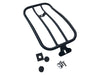 Solo Seat Luggage Rack - Gloss Black. Fits Softail Slim 2018-2021