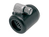 3/8in. Hose Clamp Ends - Black. Pack of 6