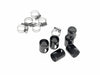 3/8in. Hose Clamp Ends - Black. Pack of 6