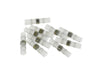 Heat Shrinkable Butt Splice with Low Temperature Solder - Pack of 10. Fits #12-#10 Gauge Wire.