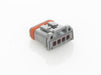 MX-1900 4-Position Socket Housing - Grey.