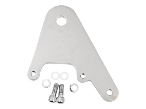 Rear Caliper Mount - Polished. Fits Rigid & Custom Applications with 11.5in. Disc Rotor, 3/4in. Axle & when using Performance Machine 125x4R Caliper.