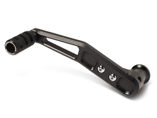 Adjustable Drifter Shift Lever - Black. Fits Touring 1983up & FL Softail 2000-2017
