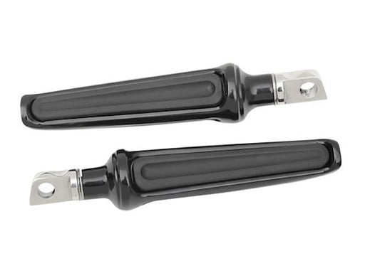 Contour Footpegs with Universal Male Mount - Black.