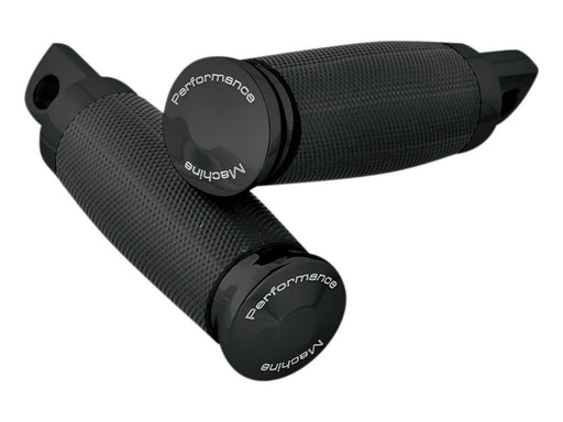Contour Rubber Wrapped Footpegs - Black.