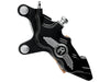 Left Hand Front 6 Piston Caliper - Black Contrast Cut. Fits most Big Twin 1984-1999 & Sportster 1984-1999 Models with 11.5in. Disc Rotor.