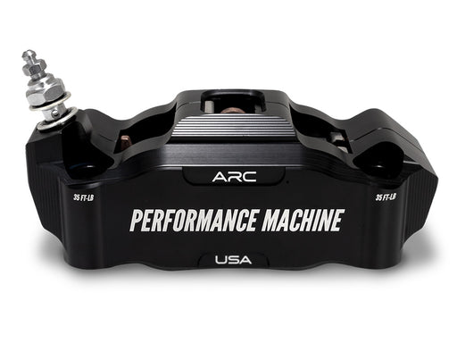 Left Hand Front Race Series Radial 4 Piston Caliper - Black