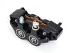 Universal 4 Piston Caliper - Black Contrast Cut.