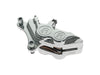 Left Hand Front 4 Piston Caliper - Polished. Fits many Big Twin & Sportster 1984-1999 Models with 11.5in. Disc Rotor.