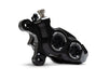 Left Hand Front 4 Piston Race Series Caliper - Black Ops. Fits Softail 2015up, V-Rod 2006-2017, Touring Most 2008-2024 & Sportster 2014-2021