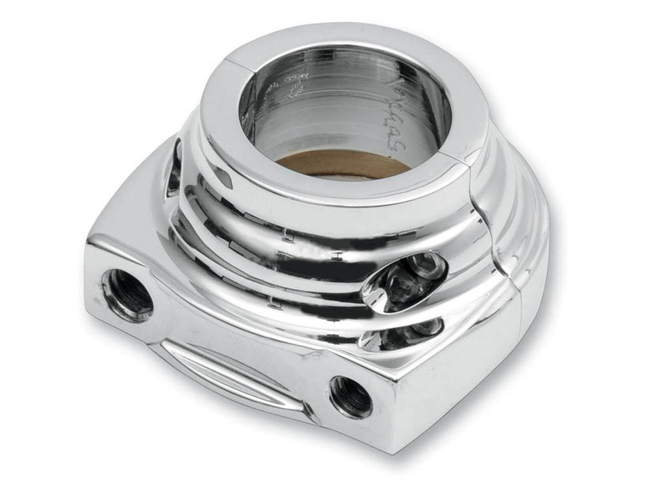 Dual Cable Throttle Housing - Chrome. Fits H-D 1981-1995.