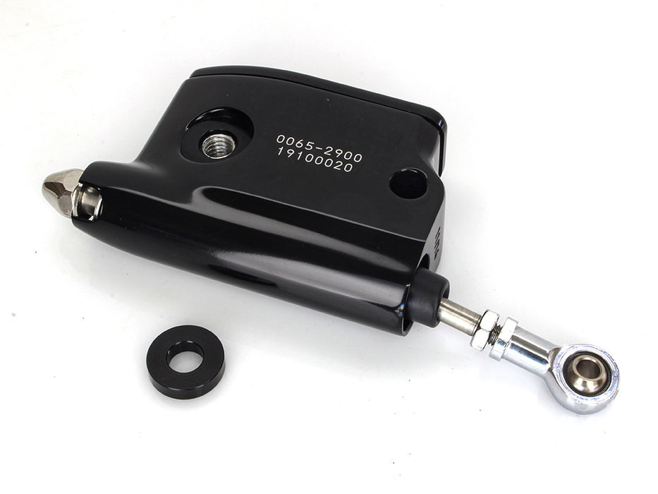 11/16in. Rear Brake Master Cylinder - Black Contrast Cut. Fits Performance Machine Forward Controls.