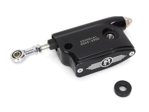 11/16in. Rear Brake Master Cylinder - Black Contrast Cut. Fits Performance Machine Forward Controls.