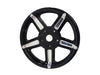 66 Tooth x 1in. wide Formula Pulley - Black Contrast Cut Platinum.