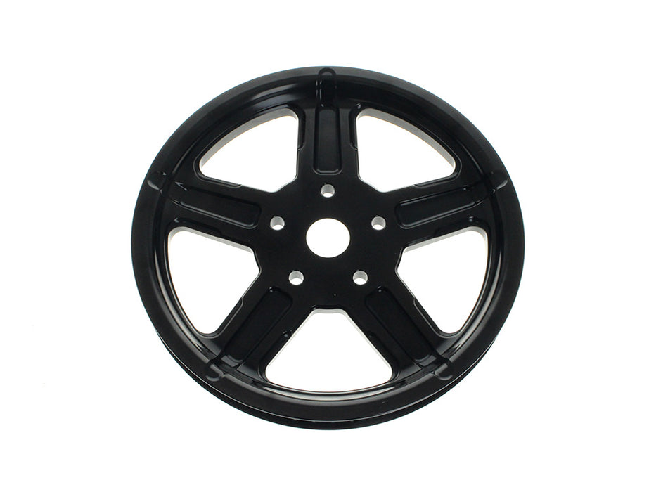 66 Tooth x 1in. Wide Formula Pulley - Black Anodized.