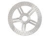 13in. Front Classic 5 Spoke Stainless Steel Disc Rotor. Fits most Big Twin 2000up when upgrading to 13in. x 6 Piston Caliper.