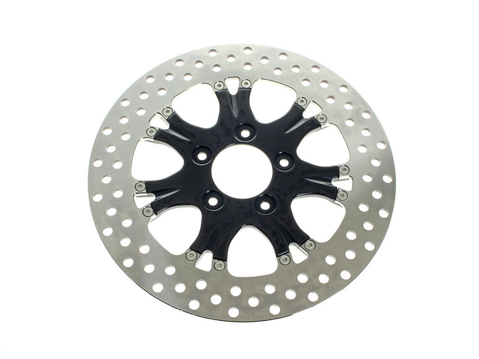 11.5in. Front Heathen & Paramount Disc Rotor - Black Anodized. Fits H-D 1984up with 11-1/2in. Disc Rotor(s).