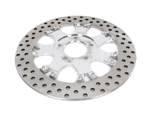 11.5in. Left Hand Front & Right Hand Front Heathen & Paramount Disc Rotor - Chrome. Fits H-D 1984up with 11-1/2in. Disc Rotor(s).