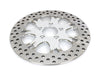 11.5in. Left Hand Front & Right Hand Front Heathen & Paramount Disc Rotor - Chrome. Fits H-D 1984up with 11-1/2in. Disc Rotor(s).
