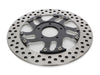 11.5in. Right Hand Front Rival Disc Rotor - Black Contrast Cut Platinum. Fits H-D 1984up with 11-1/2in. Disc Rotor(s).