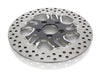 11.5in. Right Hand Front Rival Disc Rotor - Black Contrast Cut Platinum. Fits H-D 1984up with 11-1/2in. Disc Rotor(s).