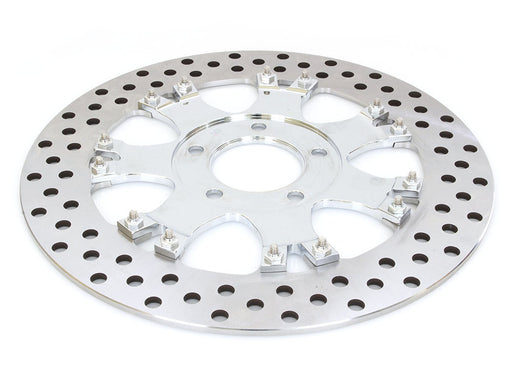 11.5in. Rear Heathen & Paramount Disc Rotor - Chrome. Fits H-D 1981up with 11-1/2in. Disc Rotor.